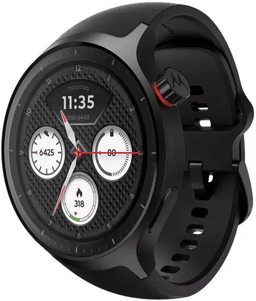 MOTOROLA MOTO WATCH  XT2547-2 47mm VOLCANIC ASH/ SILICONE(BLACK) EU