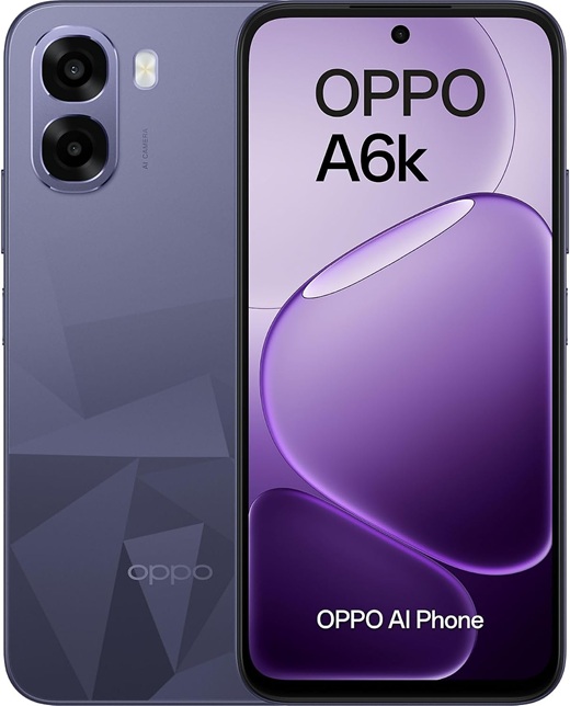 OPPO A6k 4G 256GB ROM/4GB RAM CRYSTAL BLACK EU