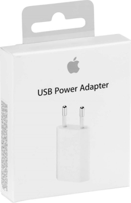 appleφορτιστήςχωρίςκαλώδιομεθύραusb5wpoweradapterwhite